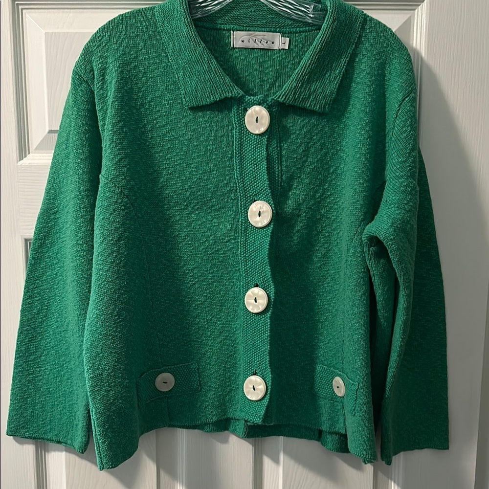 Willow Emerald Knit Sweater